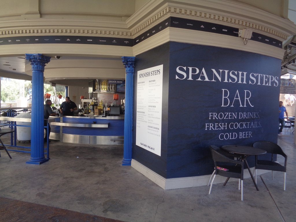 Spanish Steps Bar at Caesar`s